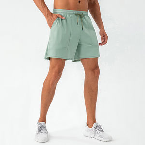 Logo personnalisé pour hommes, vêtements de sport, jogging, entraînement, fitness, shorts d'entraînement en nylon à séchage rapide, shorts de gym solides et écologiques - Product Image 2