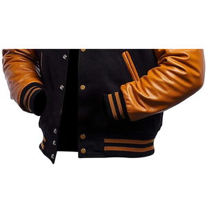 <b>Men's</b> New Blank <b>Long</b> Sleeves Varsity <b>Jackets</b> with Stand Collar High Printing Quality CollegeBaseballjacket for <b>men</b> DDP Shipping - Product Image 5