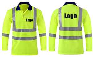 Ropa de Seguridad con Logotipo Personalizado, Camisa de Trabajo de Alta Visibilidad para Hombre, Ropa de Trabajo de Seguridad, Pantalones de Trabajo de Construcción, Ropa de Trabajo, Camisetas Polo de Secado Rápido - Product Image 2