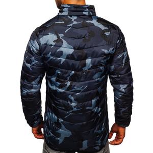Veste matelassée d'hiver à col rabattu et capuche pour hommes Manteau en duvet de canard blanc personnalisé Vente en gros pour adultes - Product Image 2