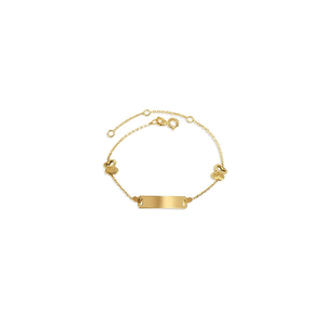Pulsera de Oro 9K con Mariposa y Perla para Mujeres y Niñas, Hecha en España (Disponible en 10k-14k-18k) - Product Image 3
