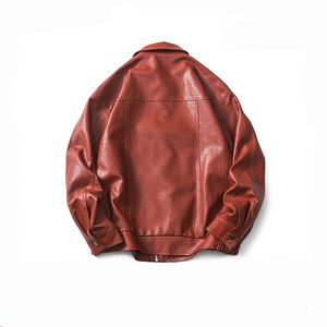 Chaqueta de Invierno para Hombre de Cuero de Alta Calidad al por Mayor, Chaqueta Impermeable Duradera con Cuello Alto de Lona - Product Image 2