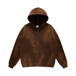 Sudadera con Capucha para Hombre, de Alta Calidad, Corte Regular, con Logotipo Personalizado, Elegante, con Bolsillo con Cremallera, Tejida, Impermeable, Teñida, en Grandes Cantidades - Product Image 1