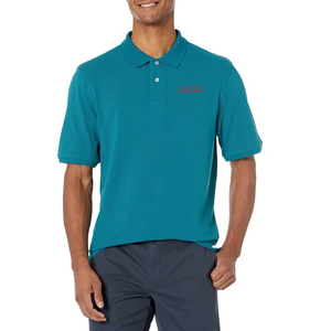 Polo de lujo, Camiseta de algodón mercerizado con amoníaco líquido, camiseta Polo de seda helada para hombre de negocios de verano sin costuras de alta calidad - Product Image 5