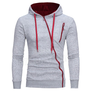 Sweat à capuche décontracté pour homme, faible MOQ, meilleure qualité, prix de gros, avec fermeture éclair, fabriqué au Pakistan, logo personnalisé, modèle basique - Product Image 1