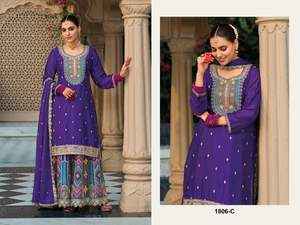 Paquistaní Salwar Kameez Mujeres Trajes de lujo Traje étnico Punjabi Costura Traje de lujo Creación de ley Ropa India pakistaní - Product Image 5