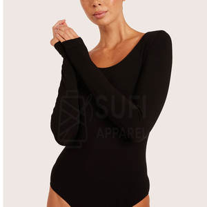 Body de Mujer Ajustado de Algodón y Spandex Elástico, Suave y Cómodo para Uso Diario, Ideal para Invierno y Primavera - Product Image 5