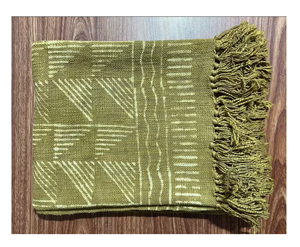 Vente en gros 100% coton Couverture de literie tissée à la main imprimée par blocs de toile de boue indienne décorative pour la maison bohème - Product Image 2