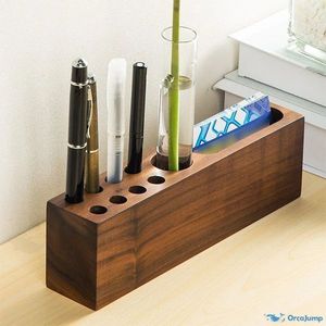Portalápices de Madera al por Mayor, Artesanía Hecha a Mano, Buen Acabado, Precio Bajo de Fábrica - Product Image 1