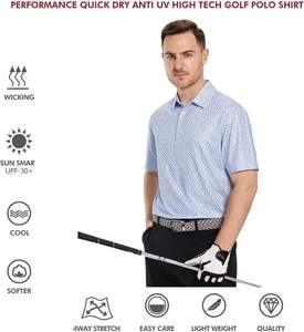 Polos informales de alta calidad OEM a precio de fábrica para hombre, Polo bordado transpirable de secado rápido a granel para Polo personalizado - Product Image 5