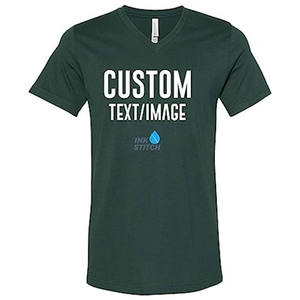 Camiseta de Manga Corta con Cuello en V de Jersey de Poliéster/Algodón de Corte Ajustado para Hombre Bella + Canvas - Product Image 3