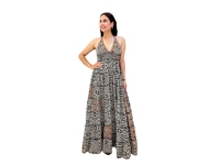 Robe longue décontractée de plage pour femme, style bohème, en soie naturelle douce, coupe trapèze, écologique, style Y2K vintage, confortable et élégante