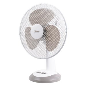 Ventilador de Mesa VT315 de 40W y 30cm con 3 Aspas en Blanco y Gris, Ventilador de Mesa Eficiente de 30 cm y 3 Aspas - Product Image 1