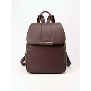 Zaino Strutturato in Vera Pelle Dollaro - Made in Italy - Art. 26065 - Product Image 1