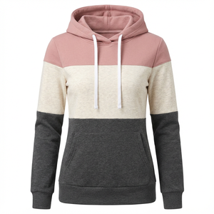 Sudadera con Capucha de Diseño Nuevo, Color Liso Personalizado, Alta Calidad, Talla Grande para Mujer, Otoño Invierno, en una Amplia Gama de Colores - Product Image 5