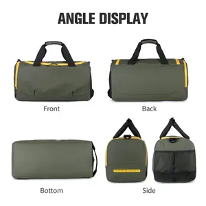 Sac de sport en nylon personnalisé de haute qualité Sac à dos de luxe pour sport et fitness avec compartiment à chaussures de grande capacité et doublure en nylon - Product Image 2