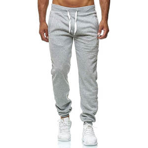 Pantalon de survêtement décontracté léger pour homme, taille élastique, devant plat, coupe mi-haute, coupe-vent, respirant, idéal pour l'été, logo personnalisable - Product Image 2