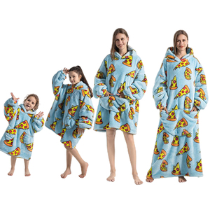 Mantas Tejidas Extra Grandes, Cómodas y Lindas con Capucha, Diseño Nuevo, Logotipo Personalizado, Ropa Familiar para Adultos y Niños - Product Image 6