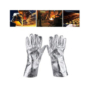 Guantes de soldadura de cuero estirables suaves para máxima comodidad Completo con guantes de ajuste Premium para trabajo pesado con agarre mejorado - Product Image 3