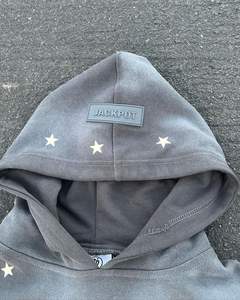 Acid Wash Hoodie Oversized Tie Dye Men's Hoodies & <b>Sweatshirts</b> Top OEM Wholesale Custom <b>Vintage</b> 100% Cotton Pull Over Fleece - Product Image 4