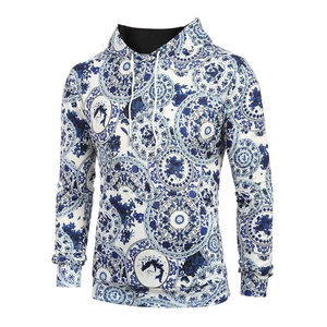 Sweat à capuche à manches longues en polaire polyester de haute qualité, nouveau style, imprimé par transfert thermique, imprimé hivernal - Product Image 5