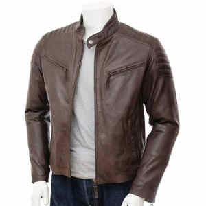 Chaqueta de Cuero de Primera Calidad M0VA TEXTILES en Venta al Mejor Precio, Transpirable, Impermeable, Chaqueta para Hombre de Talla Grande - Product Image 5