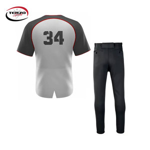 Ensemble uniforme de baseball personnalisé en gros du Pakistan, 100 % polyester, séchage rapide, respirant, unisexe, adulte, dernière collection, uni - Product Image 4
