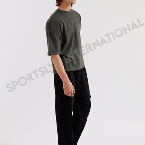 เสื้อยืดคอกลมพิมพ์ลายพิเศษ คุณภาพสูง ผ้าฝ้าย 100% สำหรับผู้ชายและยูนิเซ็กซ์ เสื้อเจอร์ซีย์เรียบง่าย สวมใส่สบาย ระบายอากาศได้ดี ไม่เป็นขุย - Product Image 4