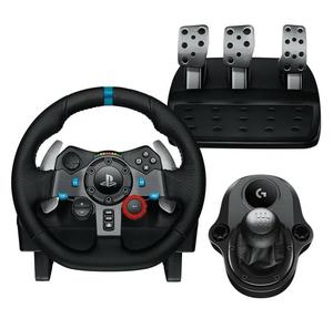 Volant de course Logltech G29 de qualité supérieure et pédales au sol, palettes de changement de vitesse en acier inoxydable, volant - Product Image 1