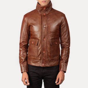 Veste en cuir pour hommes à la mode Logo personnalisé Vente en gros en vrac Manteaux de motard Fournisseur OEM Vestes de moto bon marché Tendance hivernale - Product Image 3