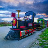 Vente directe usine – Train électrique sans rails certifié CE, modèle Maxi, pour usage intérieur/extérieur, parcs à thème, parcs d'attractions, maternelles
