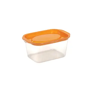 Novo 750 ML Boa Qualidade Plástico BPA livre Food Storage Container 4 Pcs/Set New Arrival Custom Plastic Food container