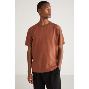 T-shirt en jersey épais 100% coton biologique pour homme GRIMELANGE Astons, coupe décontractée - Product Image 5