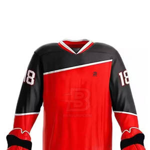 Tenues de hockey sur glace de qualité supérieure, 100% polyester, respirantes, de haute qualité, personnalisables, vêtements de sport, nouveauté, vente chaude - Product Image 3