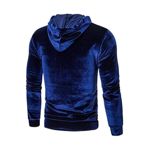 Meilleur Style hommes velours sweats à capuche 2025 haut tendance en gros sweats confortables pas cher prix nouveau dernier Design - Product Image 2