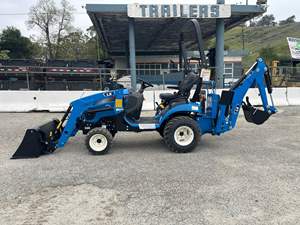 Minitractor agrícola de cortacésped asequible aprobado por la CE y La UE con cargador frontal y retroexcavadora a la venta con envío rápido - Product Image 3