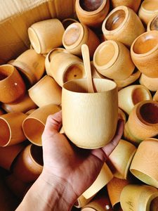 Tazas de bambú natural 100% y de alta calidad, café ecológico con logotipo láser grabado y precio barato de Eco2go Vietnam - Product Image 2