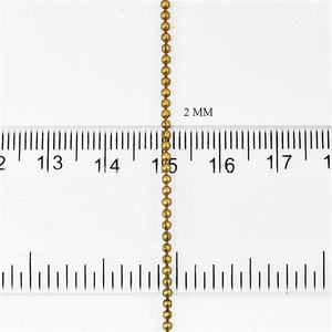 Chaîne boule en laiton brut - Product Image 4