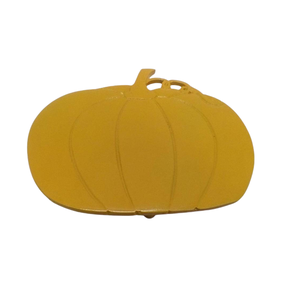 Venta caliente Decoración de mesa Aluminio Calabaza Salvamanteles Color dorado Estilo moderno Posavasos y pedestal para decoración de mesa - Product Image 1