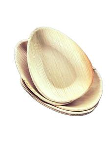 Premium Reusable Eco-Friendly Oval Palm Leaf Plates 50-Piece Biodegradable Disposable Tableware for Snacks Parties Events - Product Image 6