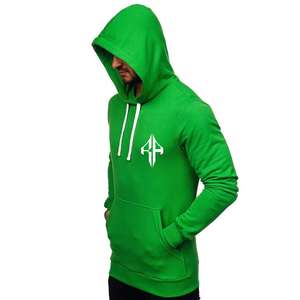 เสื้อฮู้ดแบบสวมหัวของผู้ชายผ้าคอตตอนพิมพ์ลายซิลค์สกรีน100% วัสดุผ้าฝ้ายพรีเมียมโลโก้ตามสั่ง - Product Image 6