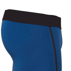 Men's Custom Logo Sporty Mid Gym <b>Shorts</b> Eco-Friendly <b>Compression</b> Elastic Waist Solid Pattern Canvas Anti-Wrinkle Quick Dry - Product Image 6