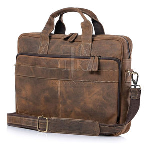 High Quality Professional Made Genuine <b>Leather</b> Modern <b>Laptop</b> <b>Bags</b> with Custom Logo Eco-Friendly Durable Waterproof New Arrival - Product Image 5