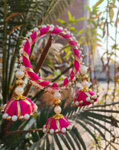 Lujo Kundan brazaletes hilo de seda boda Favor Mehendi Haldi obsequios Mayoon Kalire Punjabi Boda REGALOS de San Valentín pulsera - Product Image 5