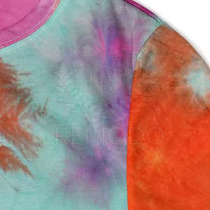 Lightweight Cotton Blend <b>Tie</b> <b>Dye</b> T-<b>Shirt</b> <b>Women</b> Summer Casual Top For Work Or Daily Use - Product Image 4