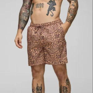 <b>Board</b> Shorts Quick Dry <b>Swim</b> Shorts Men Swimwear Mesh Lining Beach Swimsuit - Product Image 1