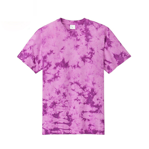 Hot Selling New Product Active wear Hip Hop Clothing Plain Men Short-Sleeved Comfortable fit breathable <b>knitted</b> <b>Tie</b> Dye T Shirts - Product Image 2