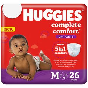 Acheter Huggies Complete Comfort Dry Pants Pantalon à couches pour bébé de taille moyenne (M), avec confort 5 en 1 - Product Image 2