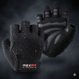 Gants de sport RexFit avec logo personnalisé |   Gants de sport en cuir antidérapants de haute qualité unisexes - Product Image 2