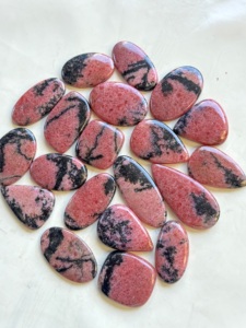 Venta al por mayor 100% Natural AAA grado Rodonita cabujón piedras preciosas sueltas para la fabricación de joyas lote de piedras preciosas Rodonita - Product Image 3